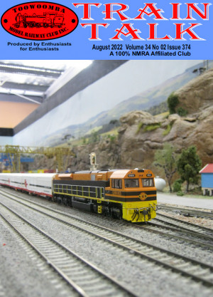 August issue of Train Talk from the Dudes on the Downs