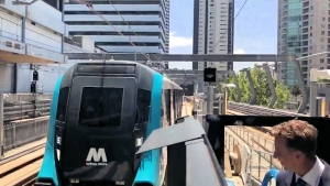 Sydney&#039;s driverless Metro completes first full run.