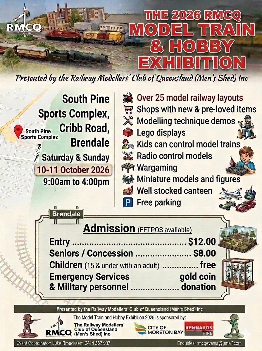 2026 RMCQ Model Train and Hobby Exhibition